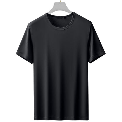 Men's Casual Solid Color Short Sleeve Crew Neck T-Shirt